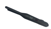 Black hair straightener with a Andrée Marie brand logo on a white background